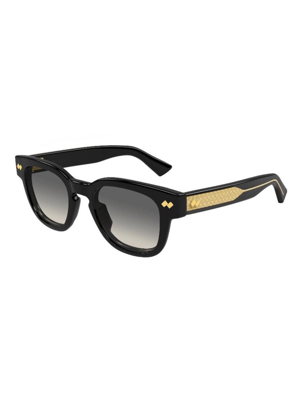 New Bottega Veneta Unisex Sunglasses Black Grey Lens Acetate Frame BV1441S 001